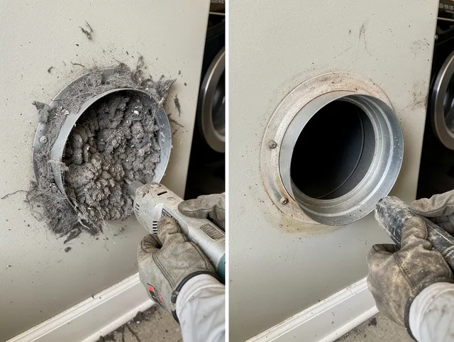 Professional clogged vent cleaning by Ledyard Dryer Vent Cleaning in Ledyard