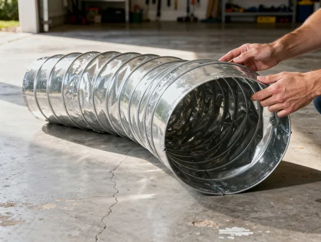 Ledyard Dryer Vent Cleaning specialist using advanced equipment for thorough duct cleaning in Ledyard