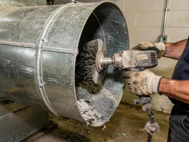 Industrial-grade dryer vent cleaning by Ledyard Dryer Vent Cleaning in Ledyard